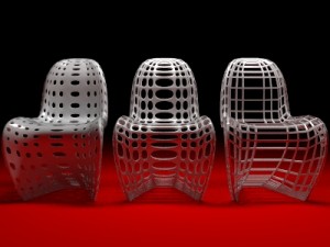 panton chair modified Modello 3D