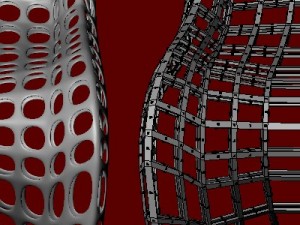 panton chair modified Modello 3D