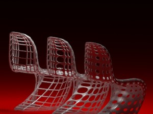 panton chair modified Modello 3D