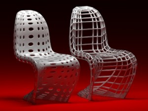 panton chair modified Modello 3D
