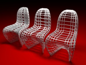 panton chair modified Modello 3D