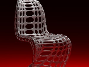 panton chair modified Modello 3D