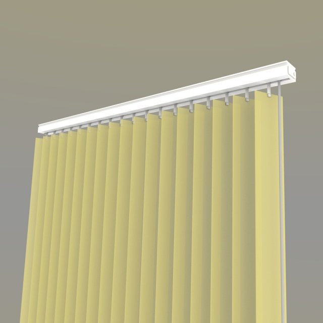 wand operated vertical blind Modèle 3D .c4d .max .obj .3ds .fbx .stl .blend 
