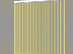wand operated vertical blind 3D Model