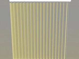 wand operated vertical blind 3D Model