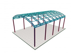 car canopy Model 3D