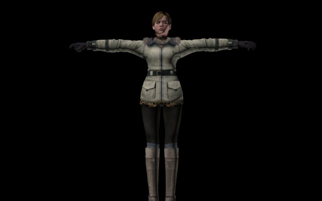 winterwoman 3D Model .c4d .max .obj .3ds .fbx .stl .blend 