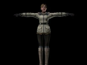 wintervrouw 3D Model