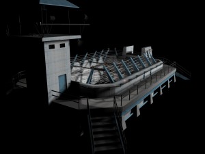 jurassic park - velociraptor pen 3D Model