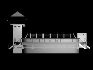 jurassic park - velociraptor pen 3D Model