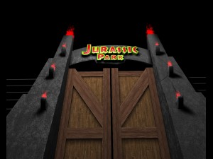 jurassic park - gate 3D Model