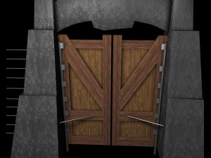 jurassic park - gate 3D Model
