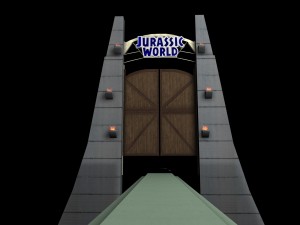 jurassic world - gate Model 3D