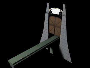 jurassic world - gate Model 3D