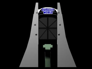 jurassic world - gate 3D Model
