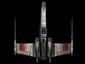 x-wing lowpoly 3D Model
