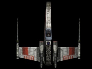 x-wing lowpoly 3D Model