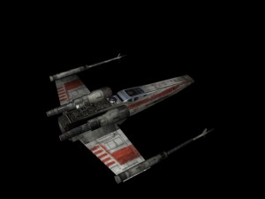 x-wing lowpoly 3D Model