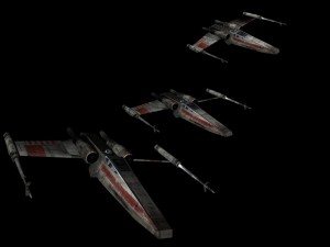 x-wing lowpoly 3D Model