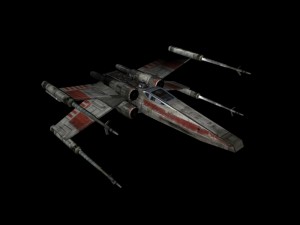 x-wing lowpoly 3D Model