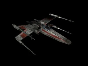 x-wing lowpoly 3D Model