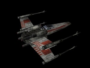 x-wing lowpoly 3D Model