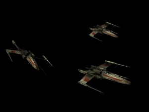 x-wing lowpoly 3D Model