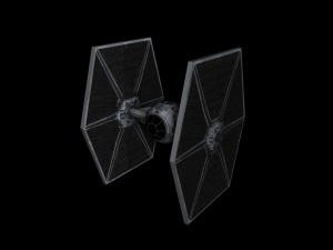 tie fighter lowpoly 3Dモデル