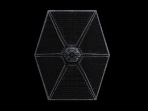 tie fighter lowpoly 3Dモデル