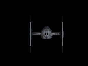 tie fighter lowpoly 3Dモデル