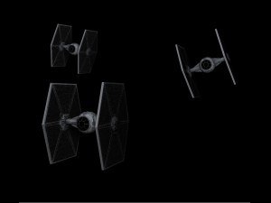 tie fighter lowpoly 3Dモデル