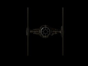 tie fighter lowpoly 3Dモデル
