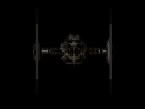 tie fighter lowpoly 3Dモデル