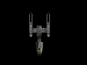y-wing lowpoly 3D Модель