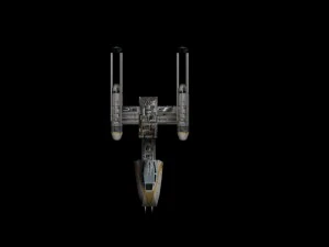 y-wing lowpoly 3D Model