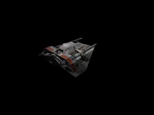 snowspeeder - lowpoly Model 3D