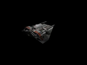snowspeeder - lowpoly 3D Model