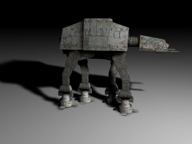 at-at - lowpoly Modèle 3D .c4d .max .obj .3ds .fbx .stl .blend 