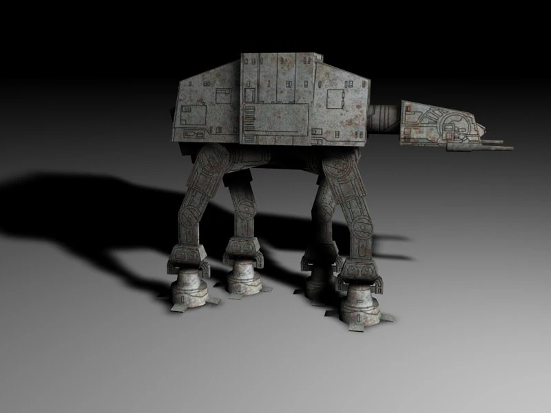 at-at - lowpoly 3D Model .c4d .max .obj .3ds .fbx .stl .blend 
