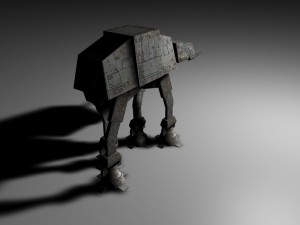 at-at - lowpoly Modèle 3D