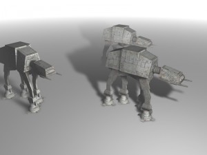 at-at - lowpoly Modèle 3D