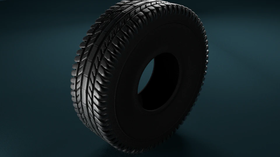 the tire for the car 3D Model .c4d .max .obj .3ds .fbx .stl .blend