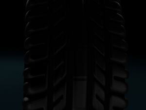 the tire for the car 3D 模型