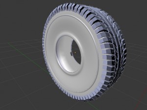 the tire for the car 3D 模型