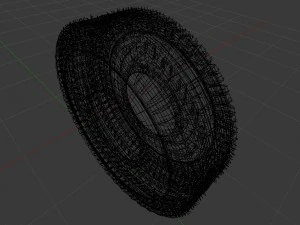 the tire for the car 3D Model