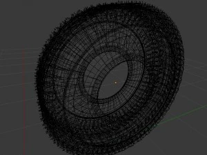 the tire for the car 3D Model