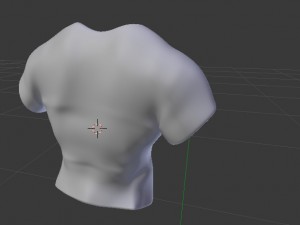 shirt changes shape when touched 3Dモデル