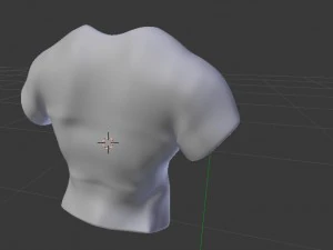 shirt changes shape when touched 3D Model