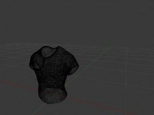 shirt changes shape when touched 3Dモデル