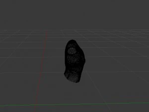 shirt changes shape when touched 3D Model